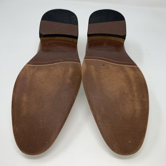 La Milano CalifornPatina Collection Loafers Tan /brown Horse Bit Hardware Men’s